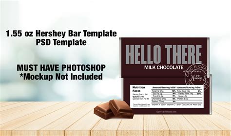 hershey candy bar wrapper template  oz candy wrapper etsy