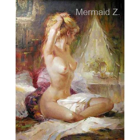 Hand Painted Nude Sexy Female Modern Wall Decor Art Oil