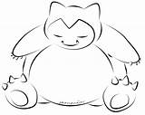 Snorlax Pokemon Pages Coloring Deviantart Drawings Jigglypuff Template Pikachu sketch template