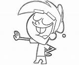 Fairly Oddparents Pages Coloring Sparky Template Talk sketch template