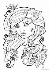 Coloring Pages Rose Teenagers Getcolorings Red Color sketch template