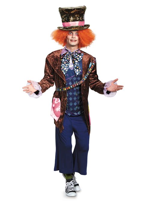 deluxe mad hatter adult costume