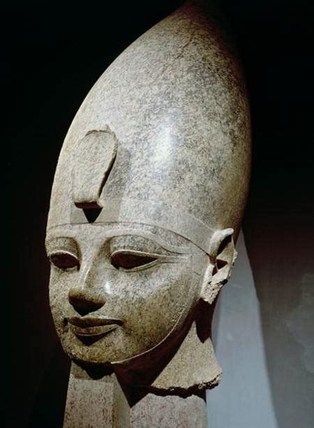 colossal head of amenhotep iii from al egyptian als kunstdruck oder