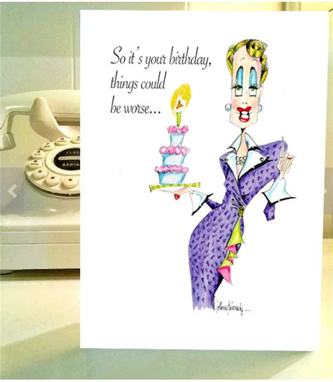 funny birthday card women humor cards birthday cards  etsy