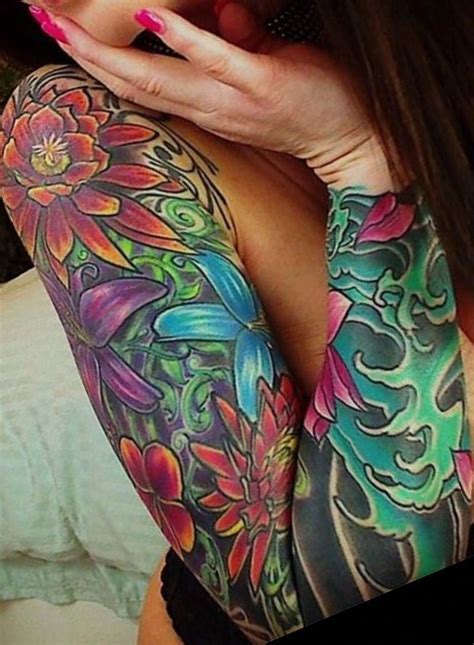 Color Arm Sleeve Tattoo Ideas Daily Nail Art And Design