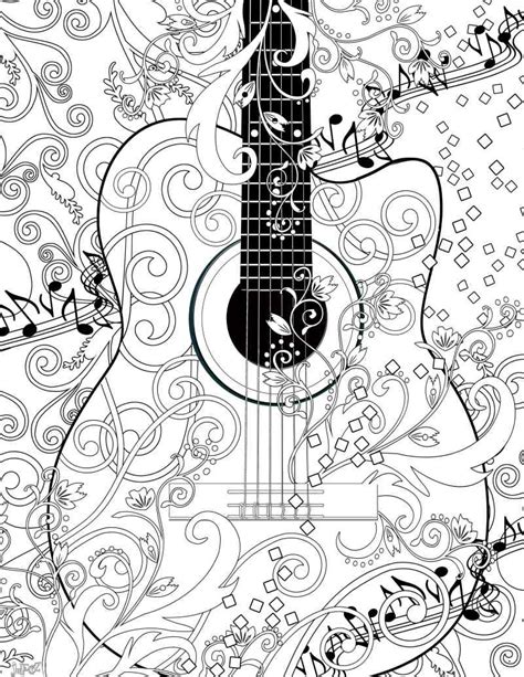 viol  decorado notas musicais desenhos  colorir   porn
