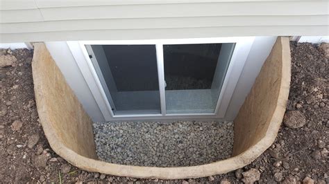 basement egress window installation concrete cutting  green bay appleton wi