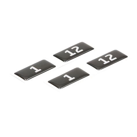 adhesive number labels numbers   aj products
