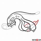 Eelektross Step Pokemon Sketchok Draw Drawing sketch template