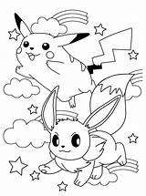 Pokemon Coloring Cute Pages Legendary sketch template