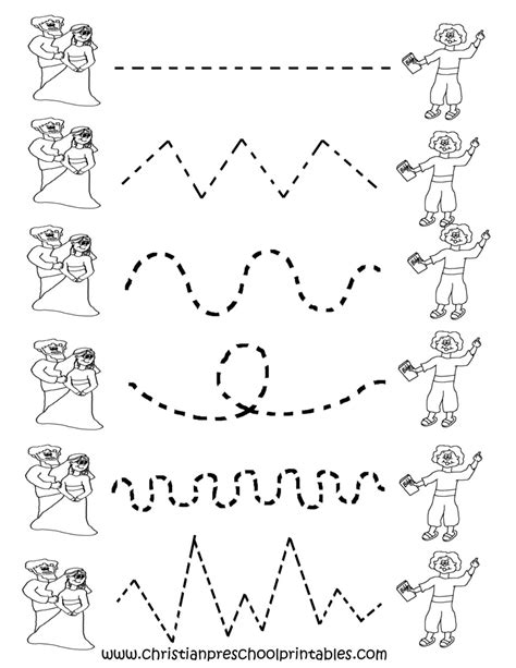 printable tracing worksheets preschool preschool worksheets