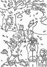 Autumn Coloring Pages Kids Fall Leaves Printable Printables Color Seasons Wuppsy Drawing Leaf Sheets Getcolorings Activities Spring Print Tree Getdrawings sketch template