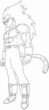 Vegeta Ssj4 Saiyan Gogeta Ssj Lineart Personal sketch template