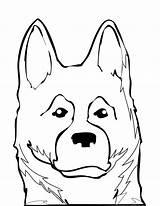Coloring German Shepherd Pages Puppy Dog Face Drawing Shepard Printable Breeds Realistic Print Color Animals Popular Husky Getcolorings Clipartmag Coloringhome sketch template