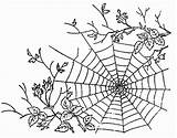 Coloring Spider Web Pages Print Getcolorings sketch template
