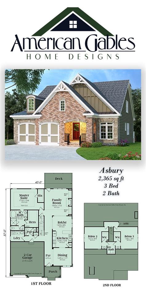 narrow lot plan  square feet  bedrooms  bathrooms asbury affordable house plans