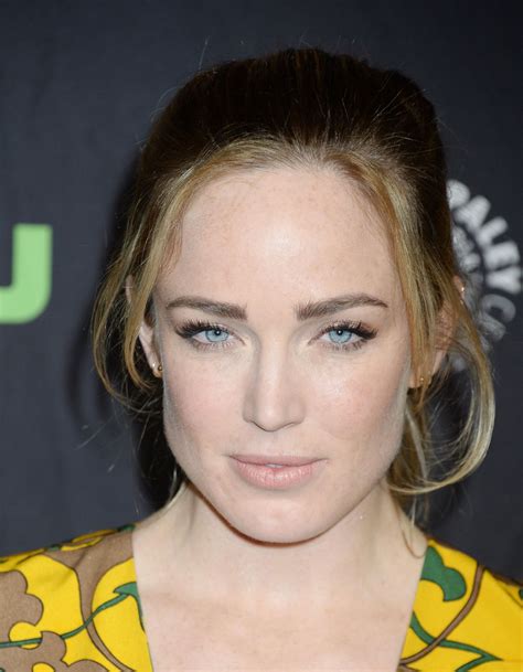 Caity Lotz At Heroes And Aliens Panel At Paleyfest In