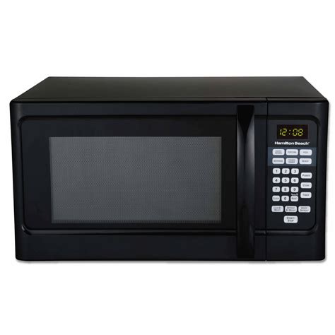 Hamilton Beach 1 1 Cu Ft Black Microwave Oven Walmart
