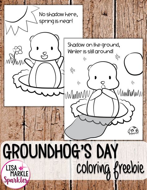 groundhogs day coloring page activity groundhog day activities