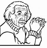 Einstein Albert Drawing Cartoon Coloring Clipart Clip Easy Cliparts Face Silhouette Clipartbest Library Pages Getcolorings Getdrawings sketch template