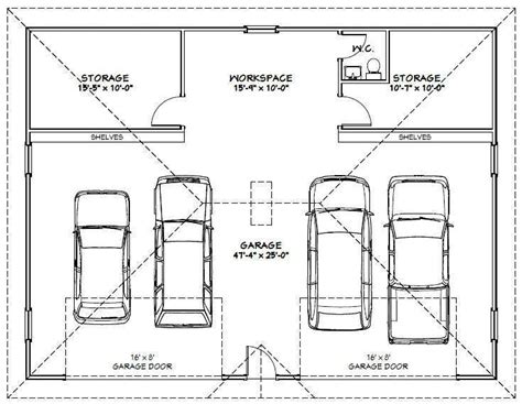 car garage xg  sq ft excellent floor plans garage plans garage dimensions