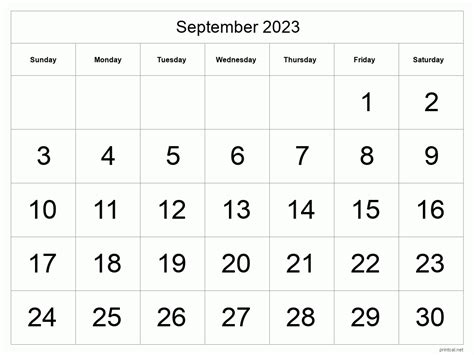 september  calendar  printable calendar gambaran