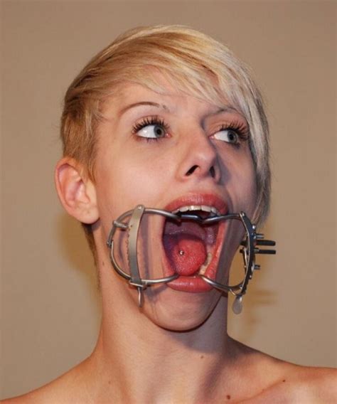 open mouth gags fetish porn pic