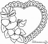 Colorear Corazon Valentin Lindas Amistad Chezcolombes Imagui Marcos Grands Joli Bouquet Valentines Coeurs Jocker Pixy Jv sketch template