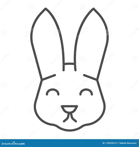 bunny head outline svg    svg file