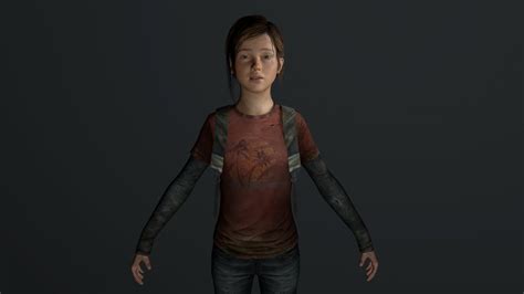 freako last of us 3d model zombiebda