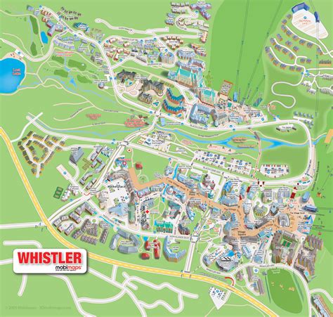 whistler village creekside activities  directions maps