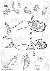 Sofia Coloring Pages First Mermaid Printable Princess Disney Print Look Other sketch template