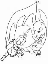 Dragons Coloring Fantasy Pages Printable Popular sketch template