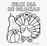 Gracias Accion Thanksgiving Coloring Pages Clipart Transparent Printable Easy Kindpng sketch template