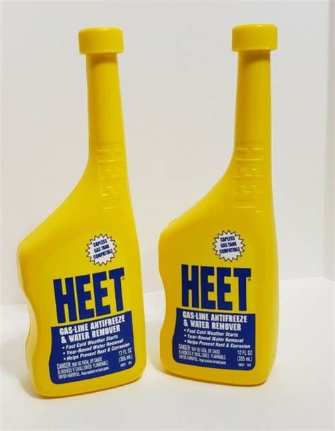 heet pk  gas  antifreeze  water remover  fl oz  bottles ebay