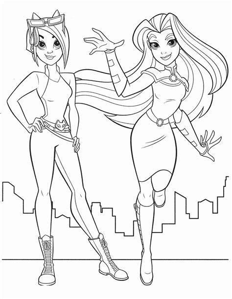 kids coloring pages girl superhero superhero coloring pages