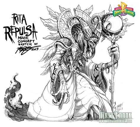 Scrapped Rita Concept Art For Power Rangers Movie By Matt