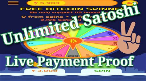 10 000 Satoshi Earn Daily By Free Bitcoin Spinner App Live Payment