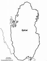 Qatar Enchantedlearning 1836 Eps Dxf sketch template