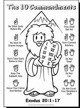 Commandments Lds sketch template
