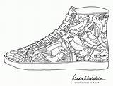 Shoes Coloring Pages Print Popular sketch template