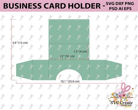 business card holder template