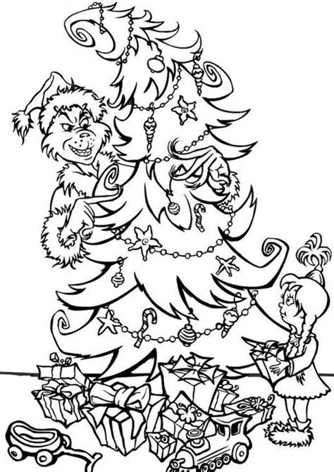 adultgrinch coloring pages