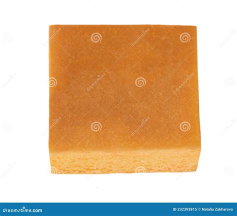 Caramel Candies Isolated On White Background Sweet Caramel Fudge Top