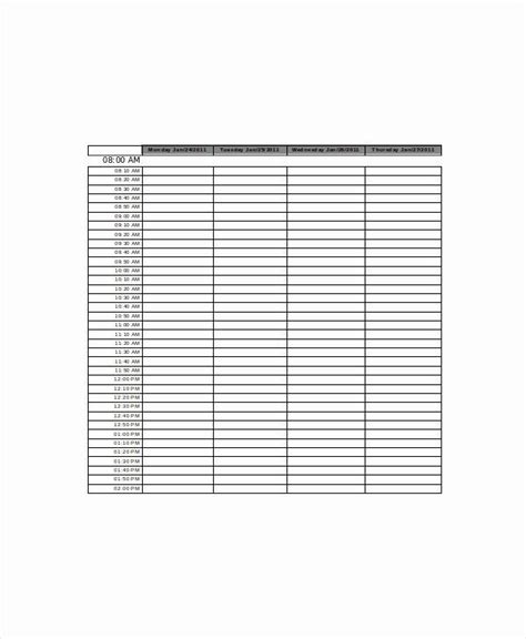 appointment schedule template lovely appointment calendar template