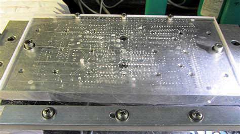 pcb drilling platen wear  tear thereof  smell  molten