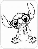 Lilo Stich Lunettes Rentree Ses Disneyclips Pdf sketch template