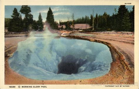 Morning Glory Pool Yellowstone National Park Wy