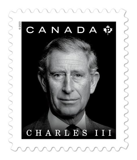 canada post releases  canadian stamp featuring king charles iii