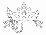 Gras Mardi sketch template